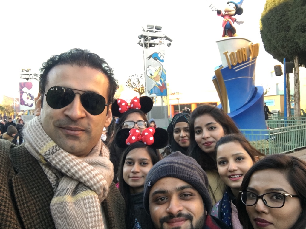 Group at Disneyland Paris