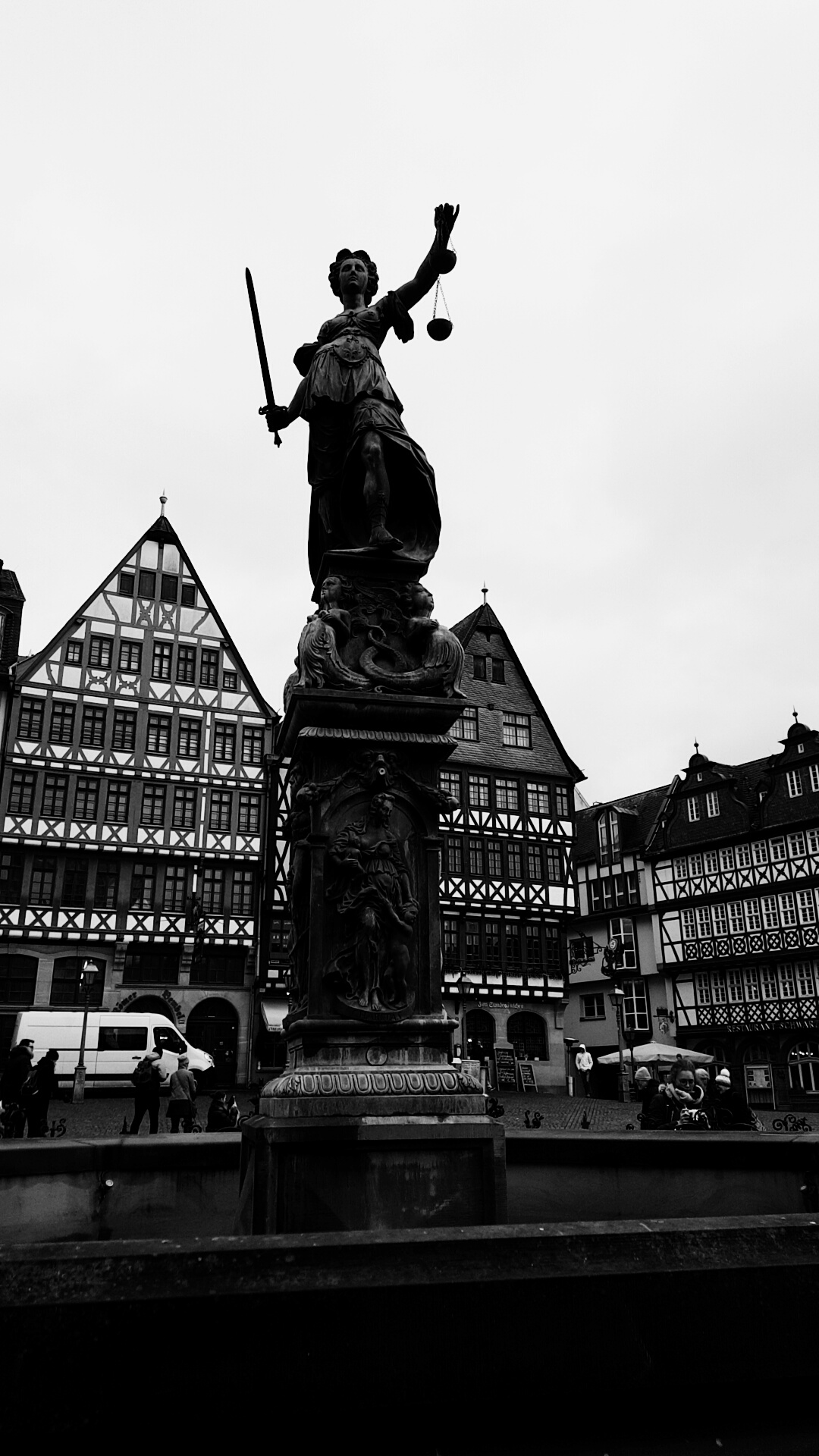 Lady Justice statue in Frankfurt