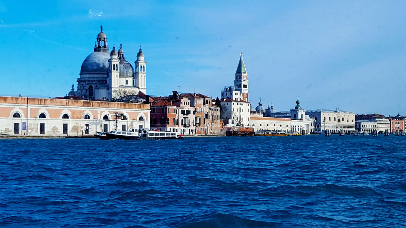 Venice skyline from the water
